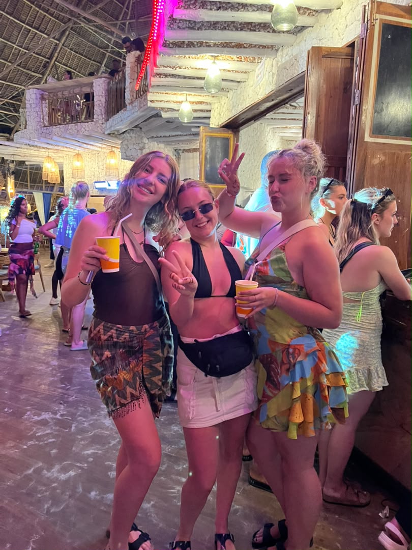 Guests enjoying a night out in Zanzibar