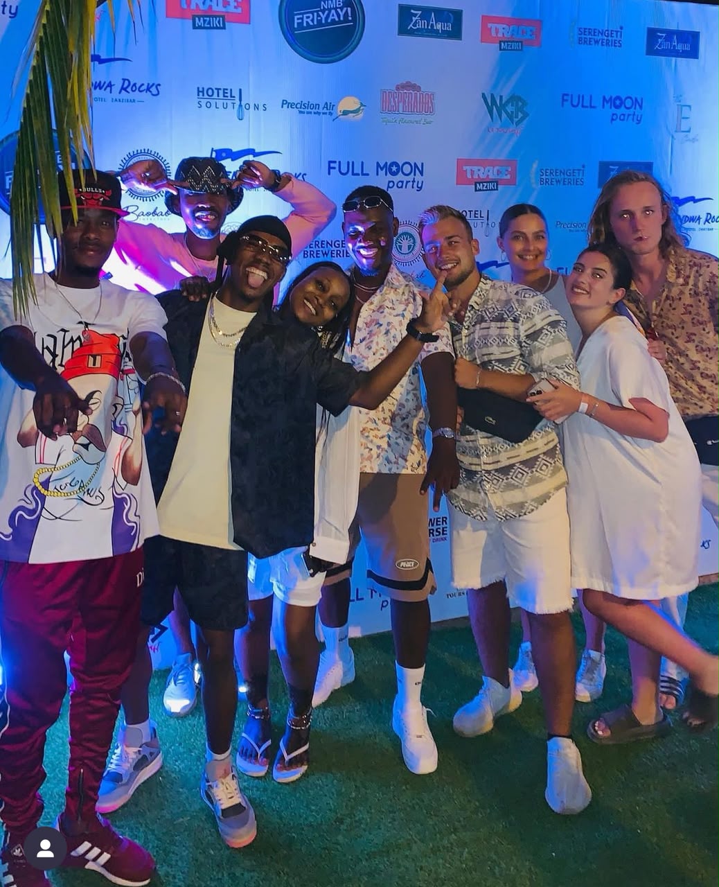 Full Moon Party night in Zanzibar